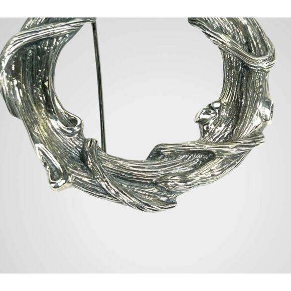 Vtg Mignon Faget Brooch Pin Fences Retired 1996 Collection 925 Sterling Silver - Picture 11 of 15